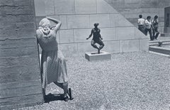 Vintage Gelatina de Plata Foto Museo Israel Escultura Jerusalén Fotografía