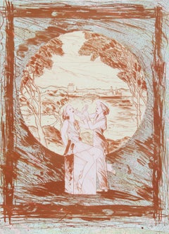 Edge of the Woods, Lithograph by Susan Hall