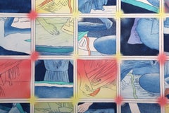 Repassage, gravure moderne à l'aquatinte par Susan Hall