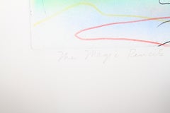 Los lápices mágicos, aguafuerte de Susan Hall