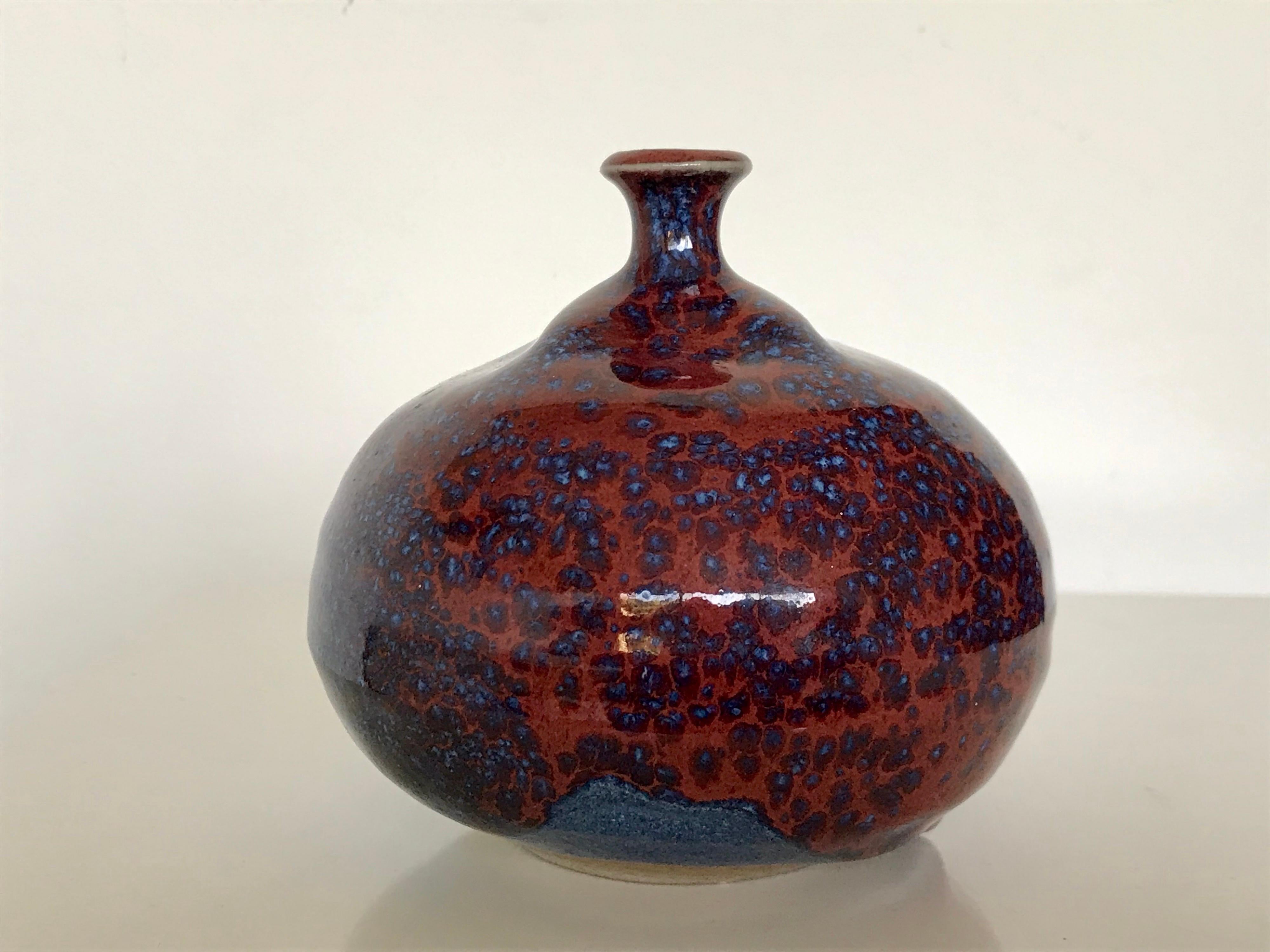 peterson black terracotta vase