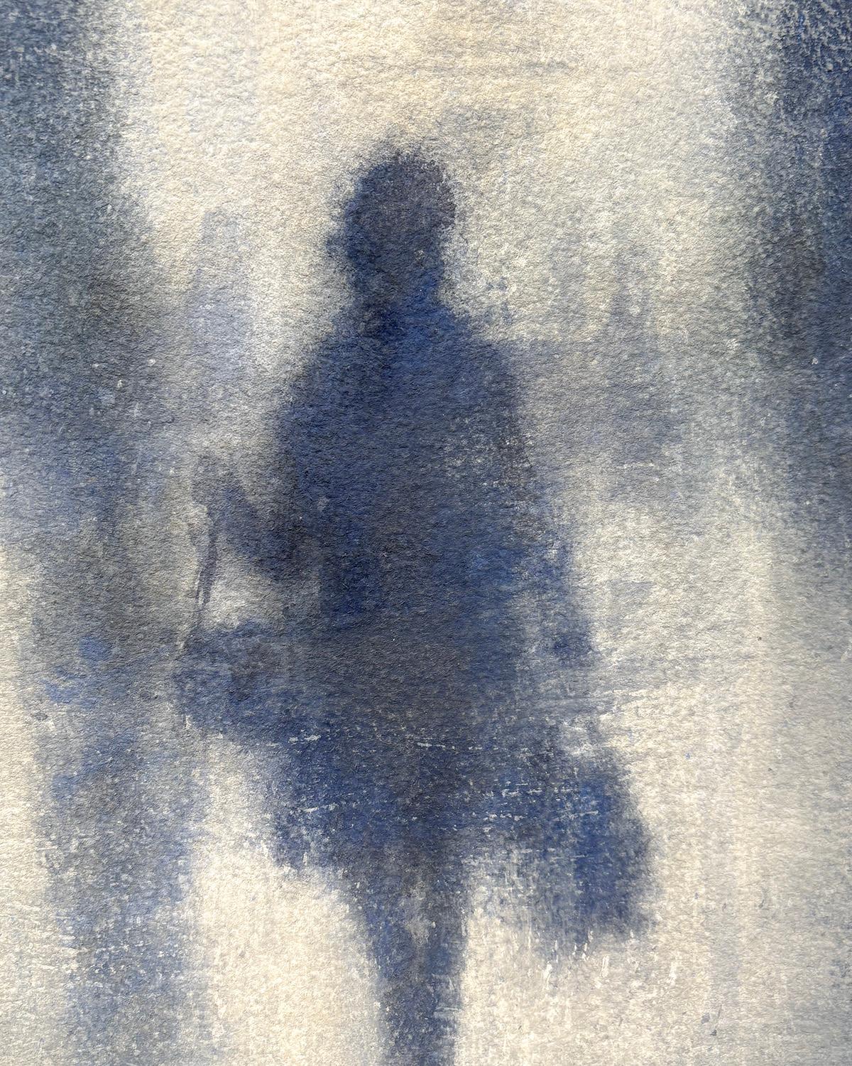 Belvedere Fountain (Blue Grey Cityscape with Impressionistic Figures)

After spending many years painting in the style of traditional realism, Susan had the opportunity to work with Paul Ching-Bor to explore a new form of expression in