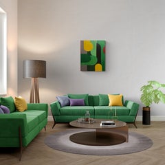 Earthly Pleasures (Geometric Abstraction, Minimalism, Josef Albers, Calming)