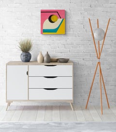 Refugio (Geométrico, Abstracto, Gestual, Vibrante)