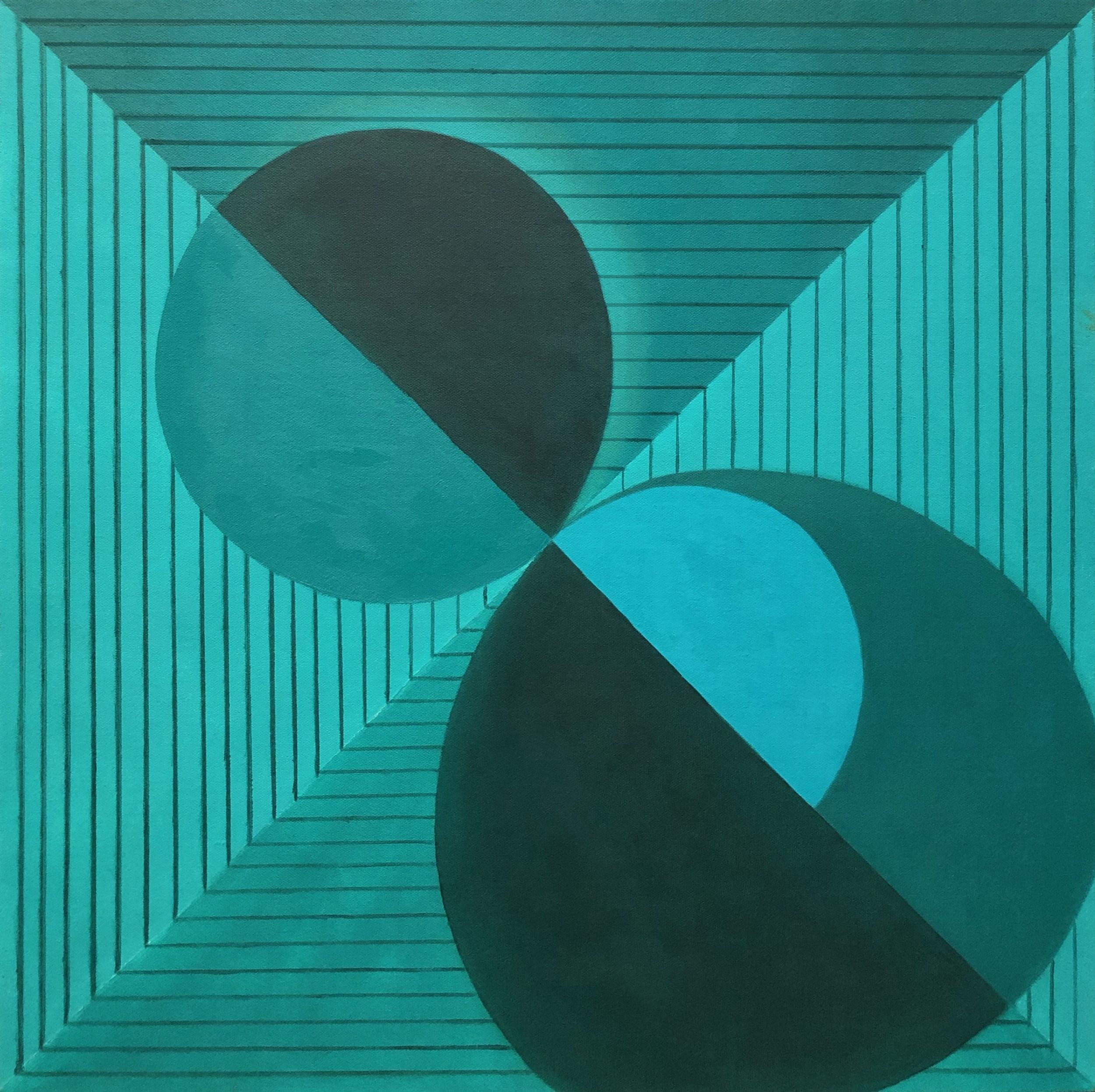 Tandem Lives In a Parallel Existence (Geometric Abstraction, Minimalism, Albers)