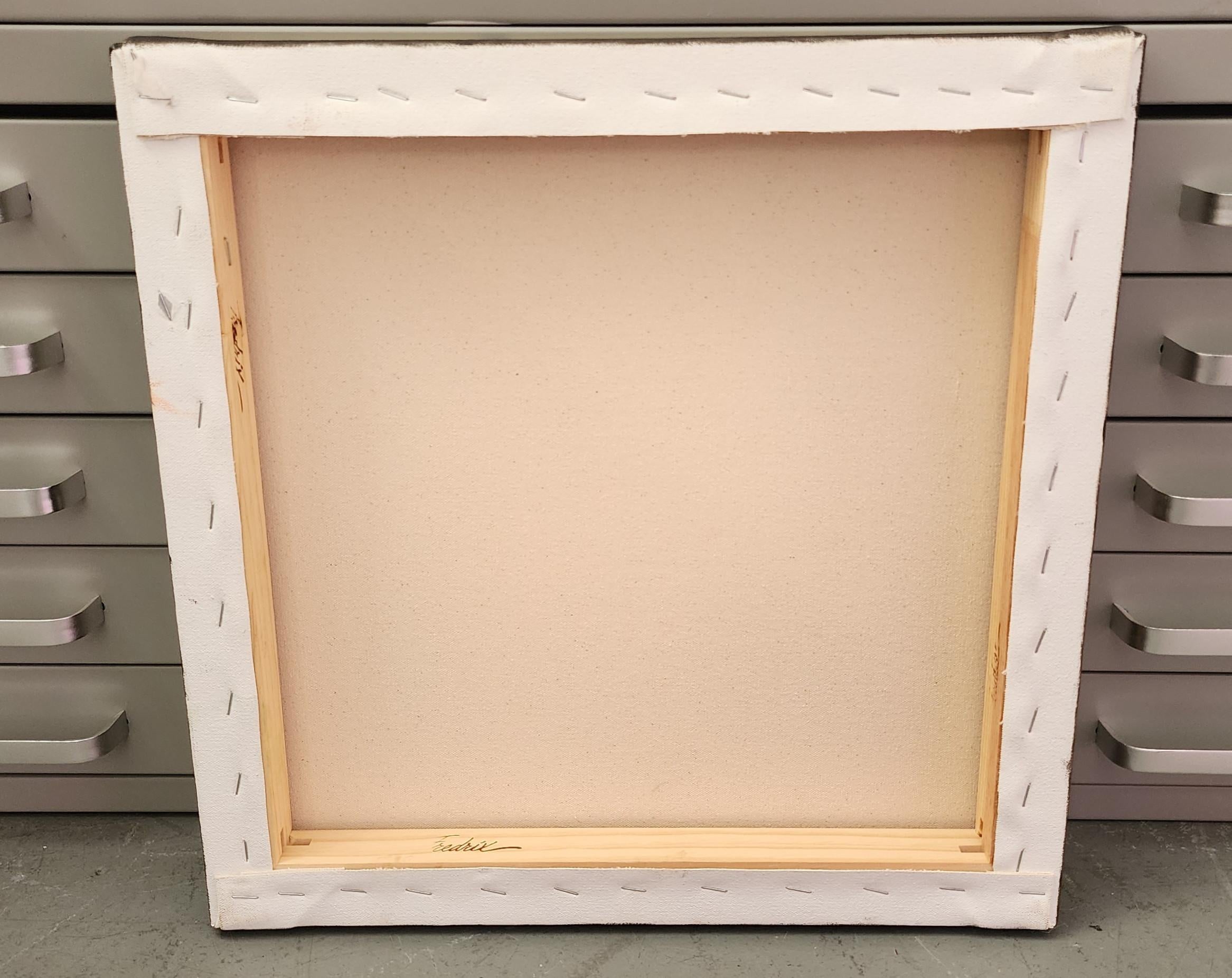 Senza titolo Giallo 02 (Geometrico, Astratto, Gestuale, Vibrante) in vendita 5