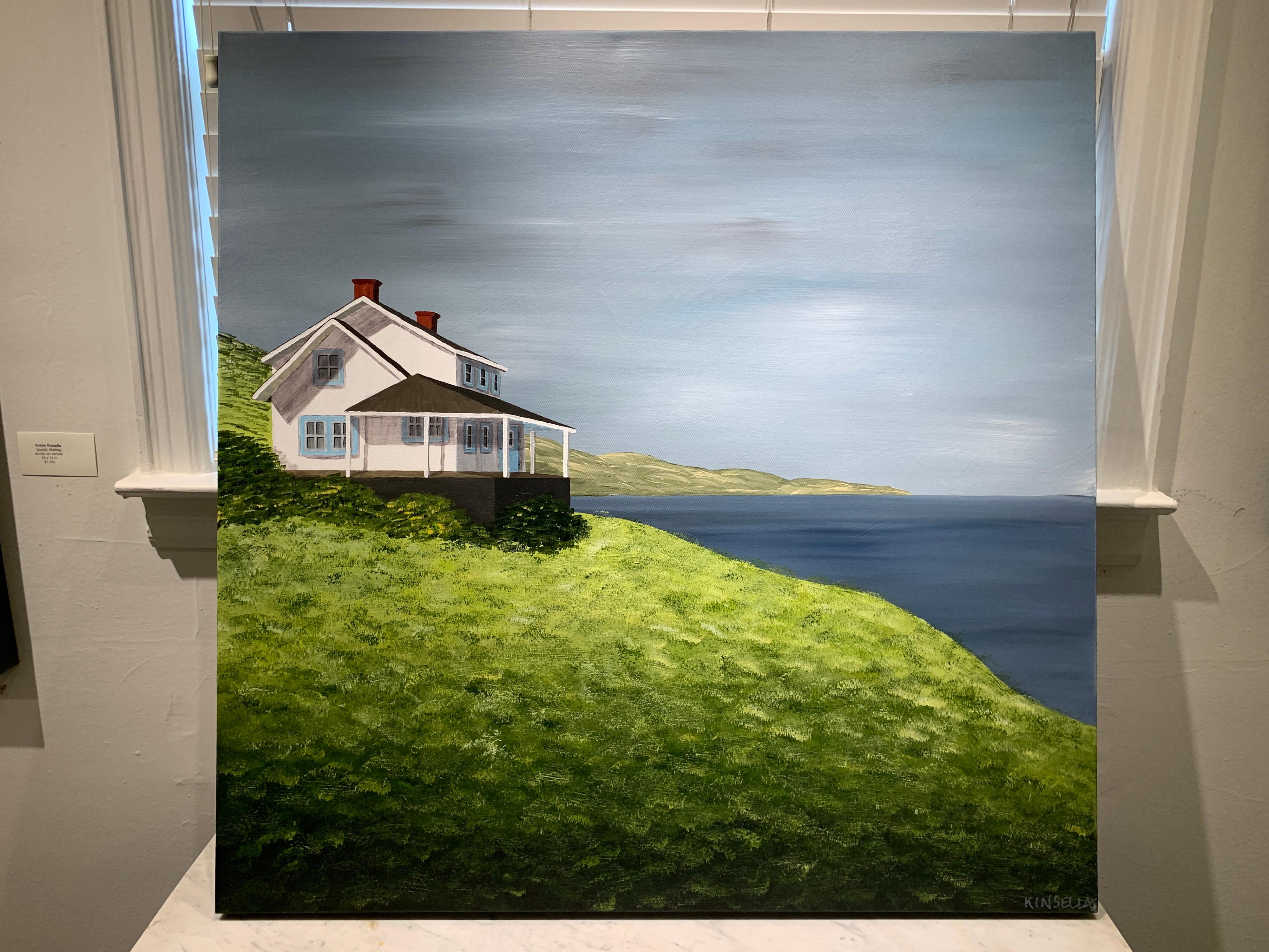 Above the Bay by Susan Kinsella, square contemporary landscape 2