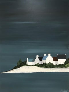 Susan Kinsella - Bringing Light, Susan Kinsella 2018 Figurative Coastal Oil on Canvas Painting Bringing Light, Susan Kinsella 2018 Figurative Coastal Oil on Canvas Painting