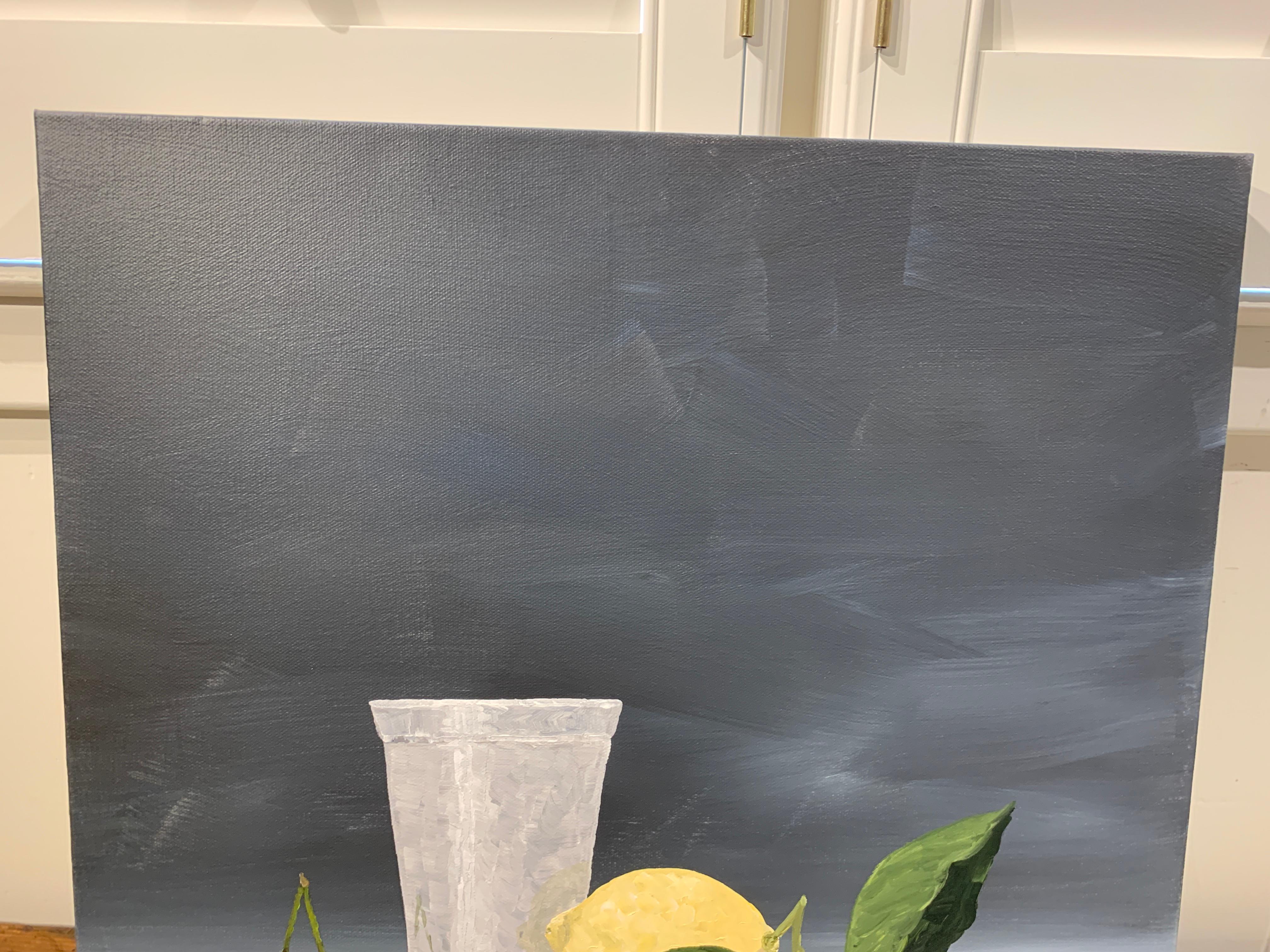 Cherry Lemonade by Susan Kinsella, Contemporary Square Still-Life Painting 6