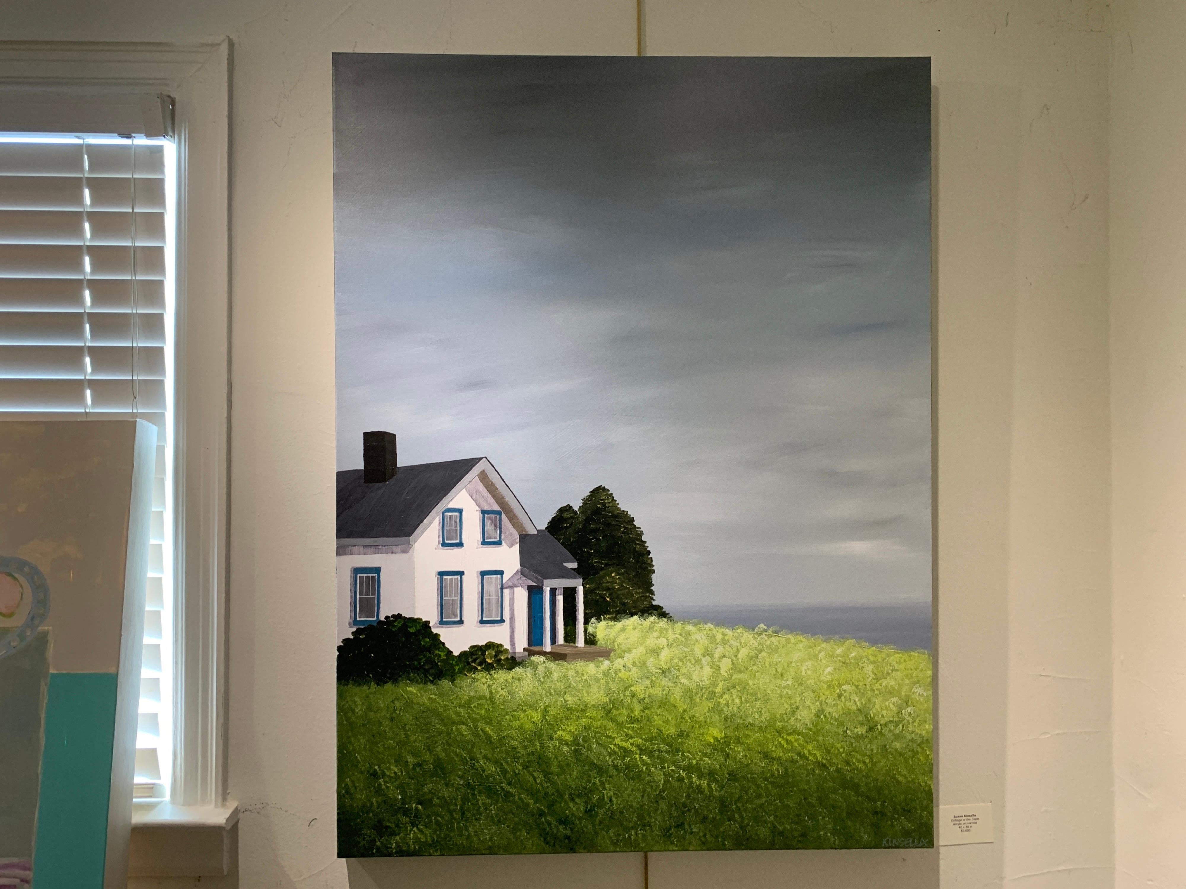 Cottage at the Cape by Susan Kinsella, medium vertical contemporary landscape 2