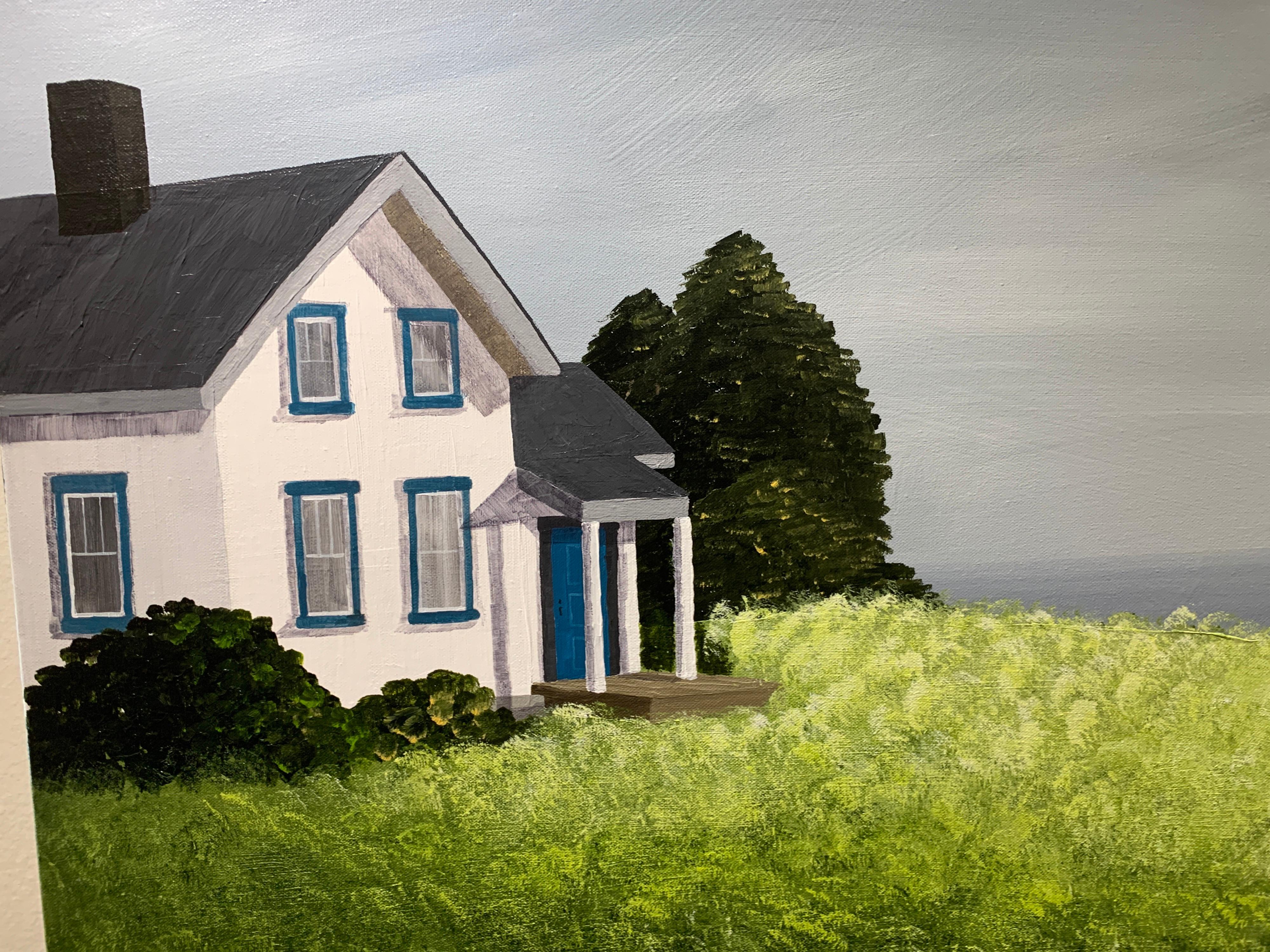 Cottage at the Cape by Susan Kinsella, medium vertical contemporary landscape 4