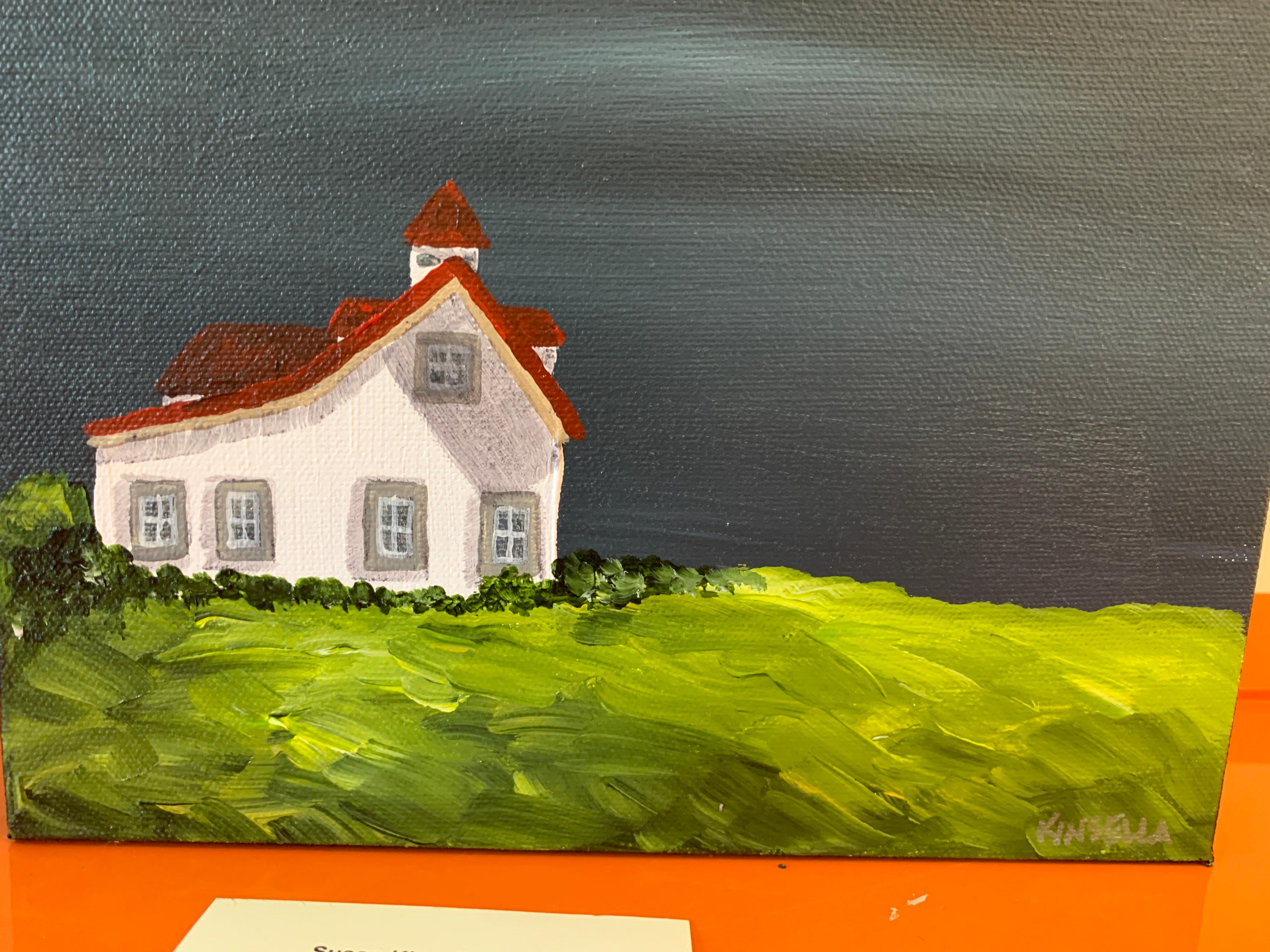 Cottage VI by Susan Kinsella, Landscape Acrylic on Canvas Painting 3