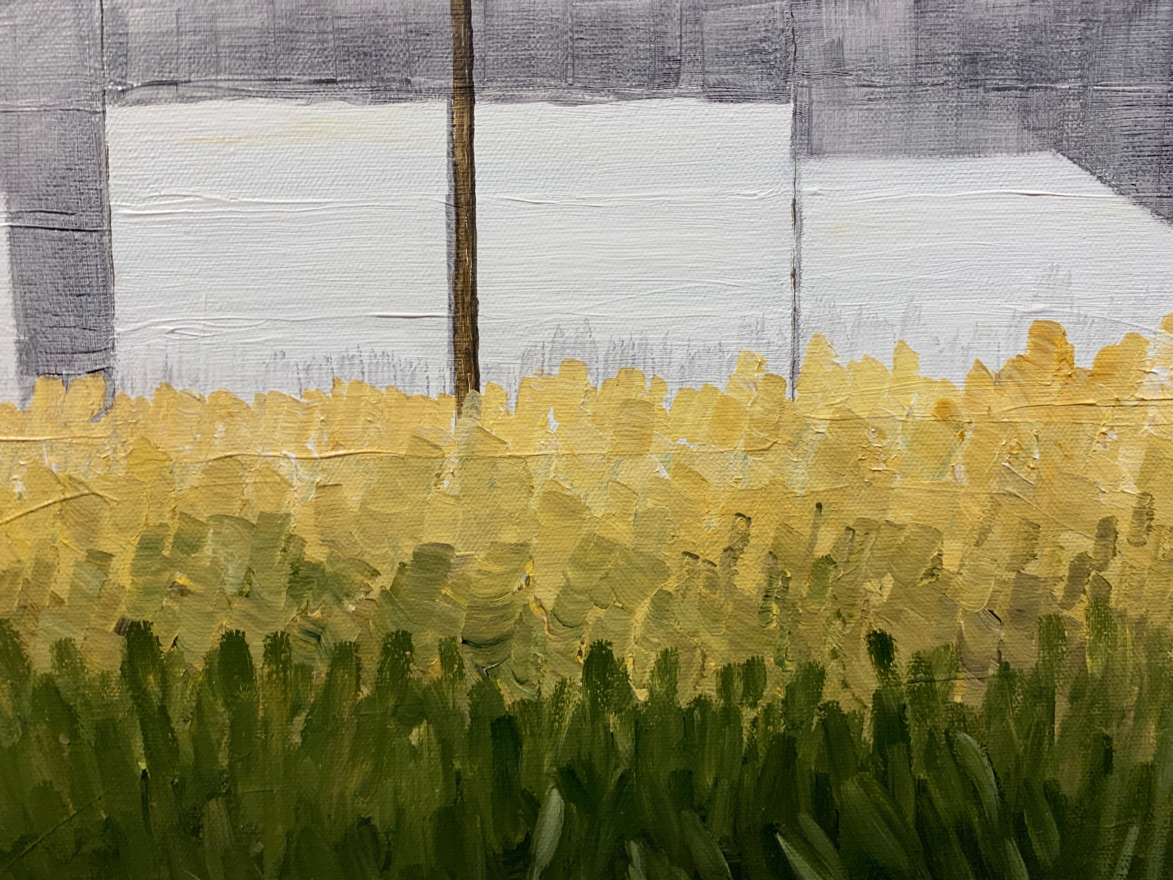 In the Wheatfield by Susan Kinsella, Landscape Acrylic on Canvas Painting 4