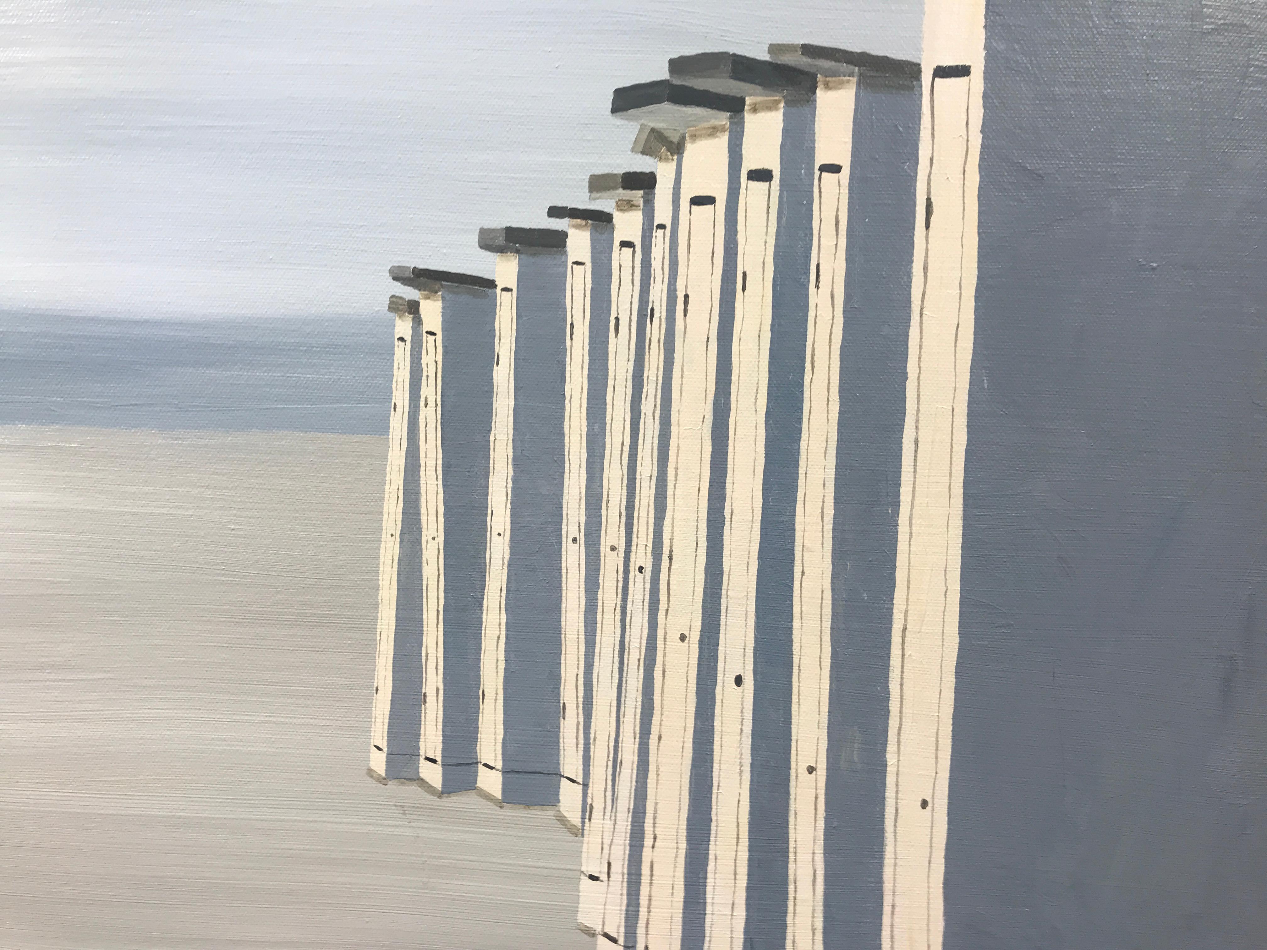 Le Coucher du Soleil, Susan Kinsella 2018 Realist Oil on Canvas Beach Painting 4
