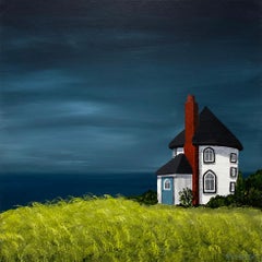 Magical Cottage by Susan Kinsella Contemporary Acrylic Landscape Painting