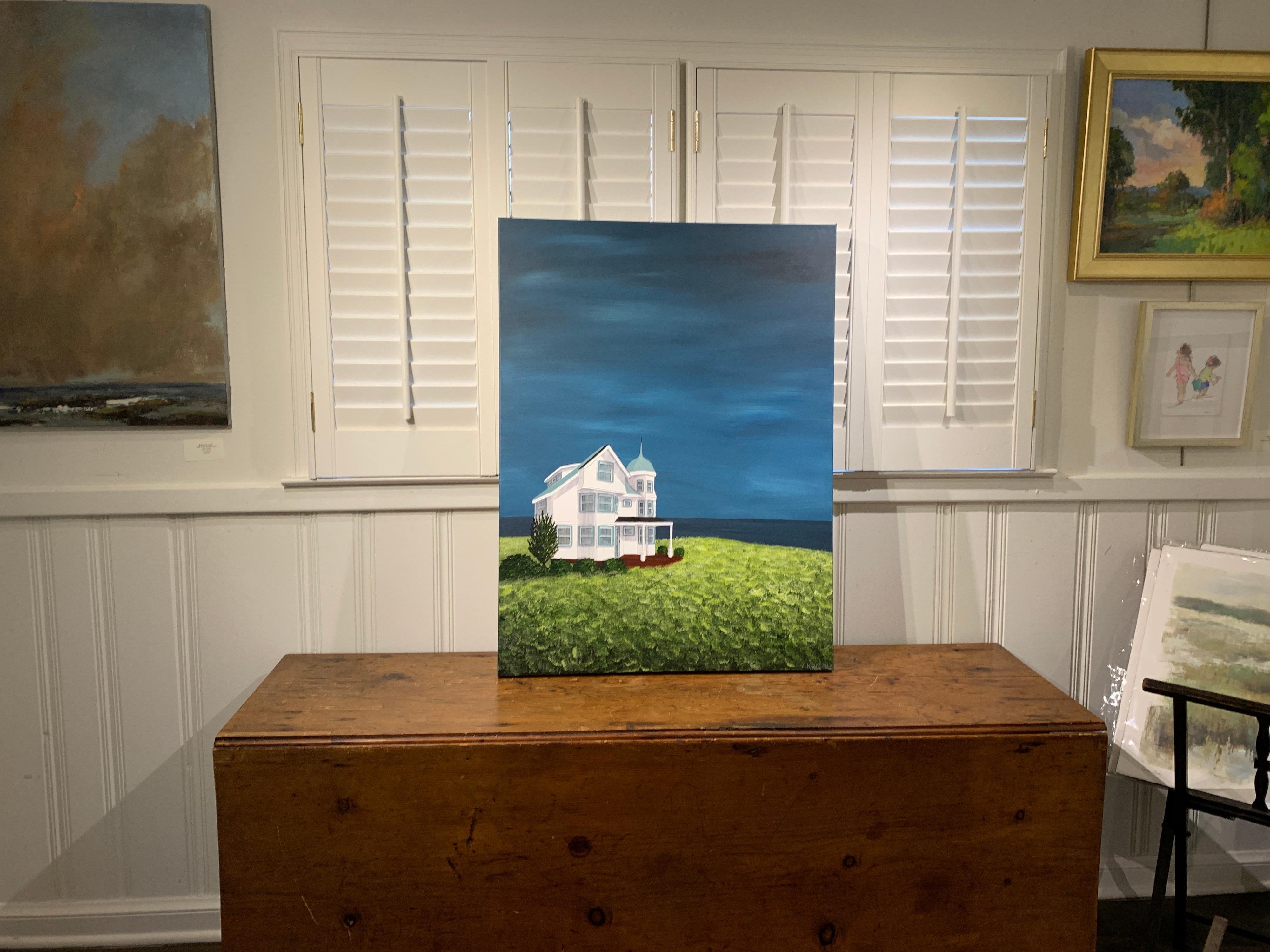 Old Cottage on the Cape by Susan Kinsella, Landscape Acrylic on Canvas Painting 1