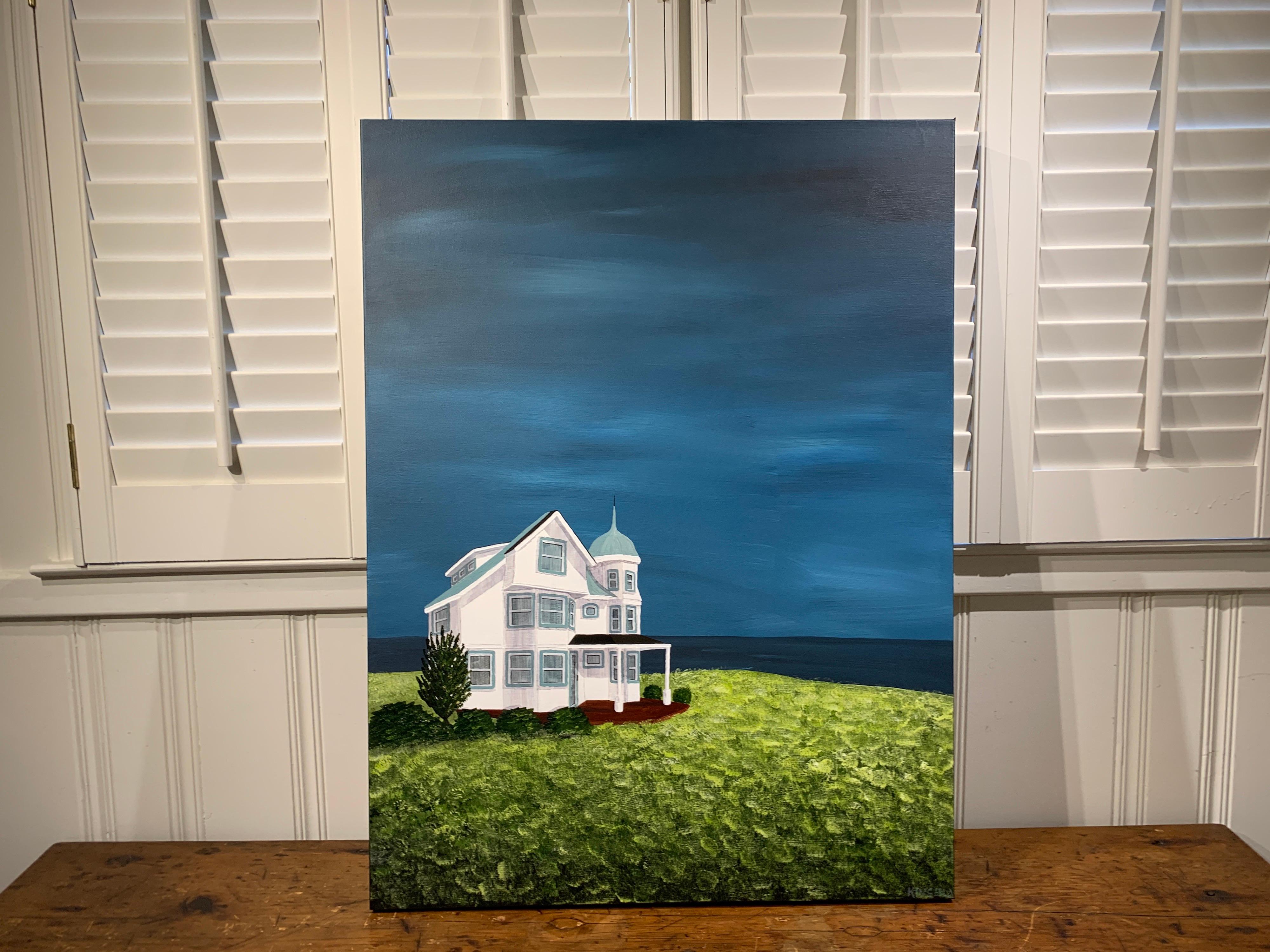 Old Cottage on the Cape by Susan Kinsella, Landscape Acrylic on Canvas Painting 2