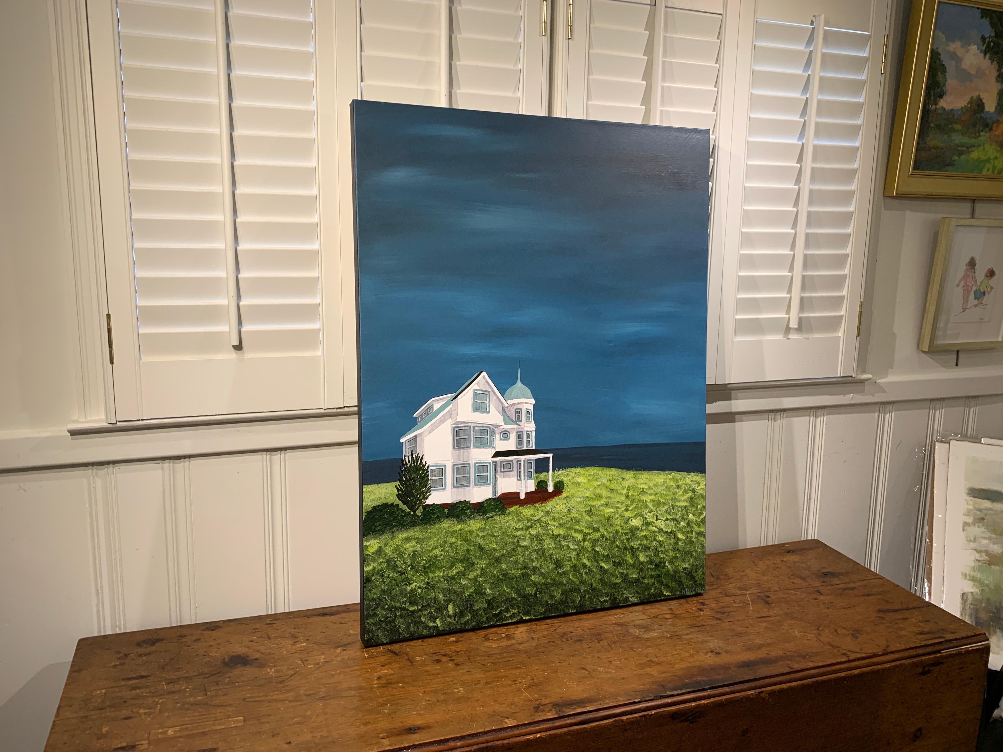 Old Cottage on the Cape by Susan Kinsella, Landscape Acrylic on Canvas Painting 7