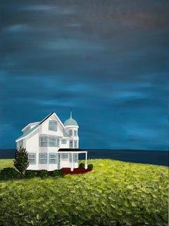Old Cottage on the Cape by Susan Kinsella, Landscape Acrylic on Canvas Painting