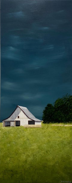 On The Prairie by Susan Kinsella, medium vertical contemporary landscape