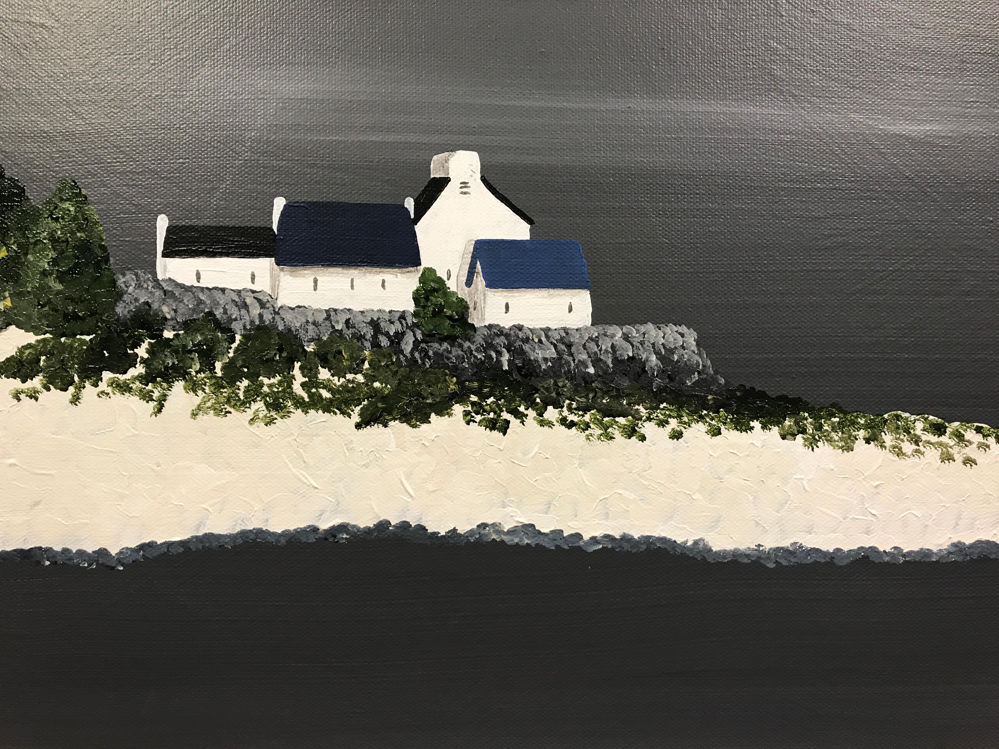 Pleasing Light, Susan Kinsella 2018 Contemporary Square Coastal Painting 4