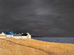 Seagrass Village by Susan Kinsella, medium horizontal contemporary landscape