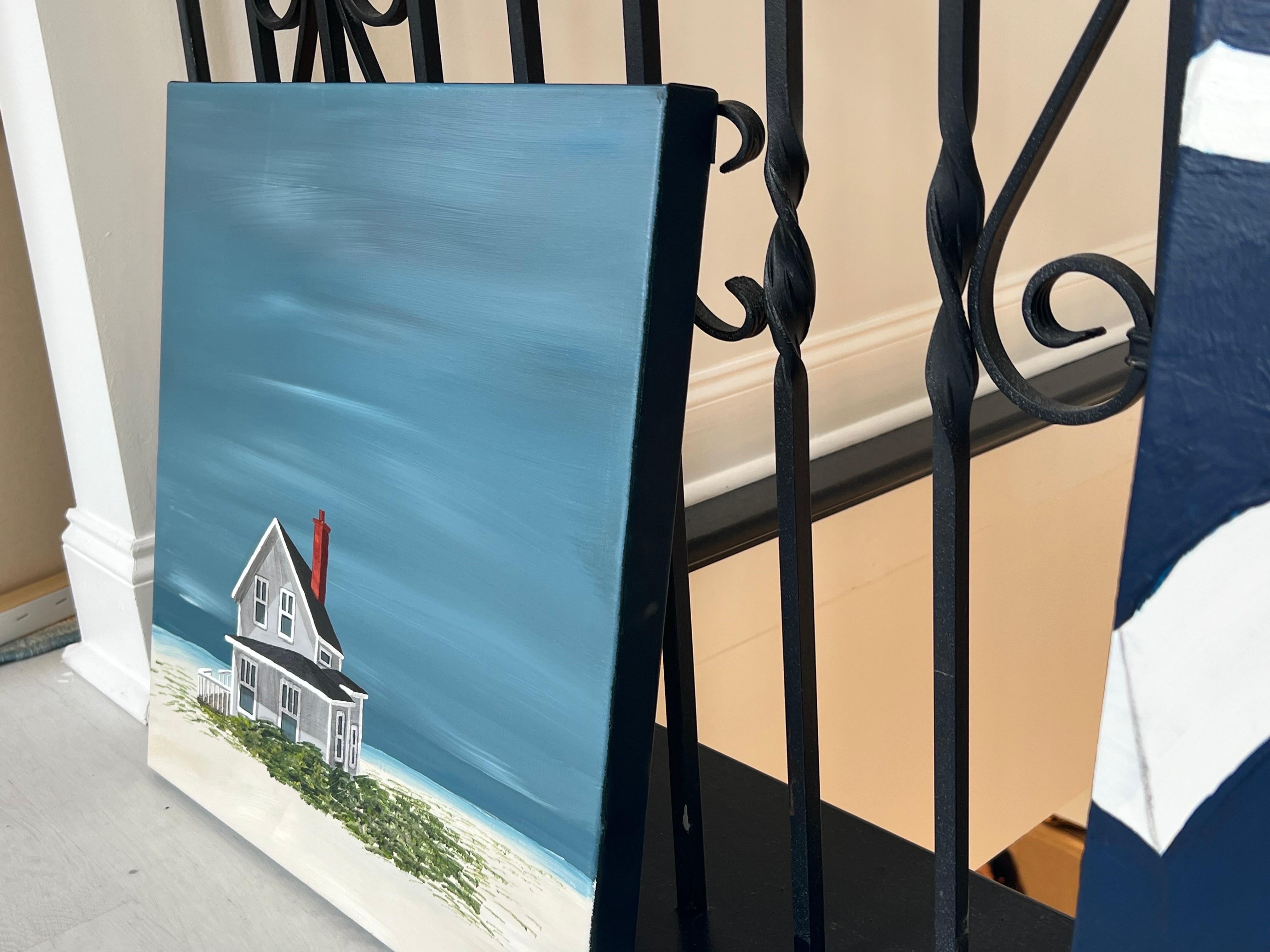 Peinture carrée à l'acrylique sur toile « Sweet Memories » de Susan Kinsella 5