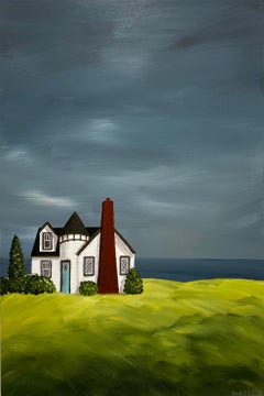 Tranquility Cottage Susan Kinsella, medium vertical contemporary landscape