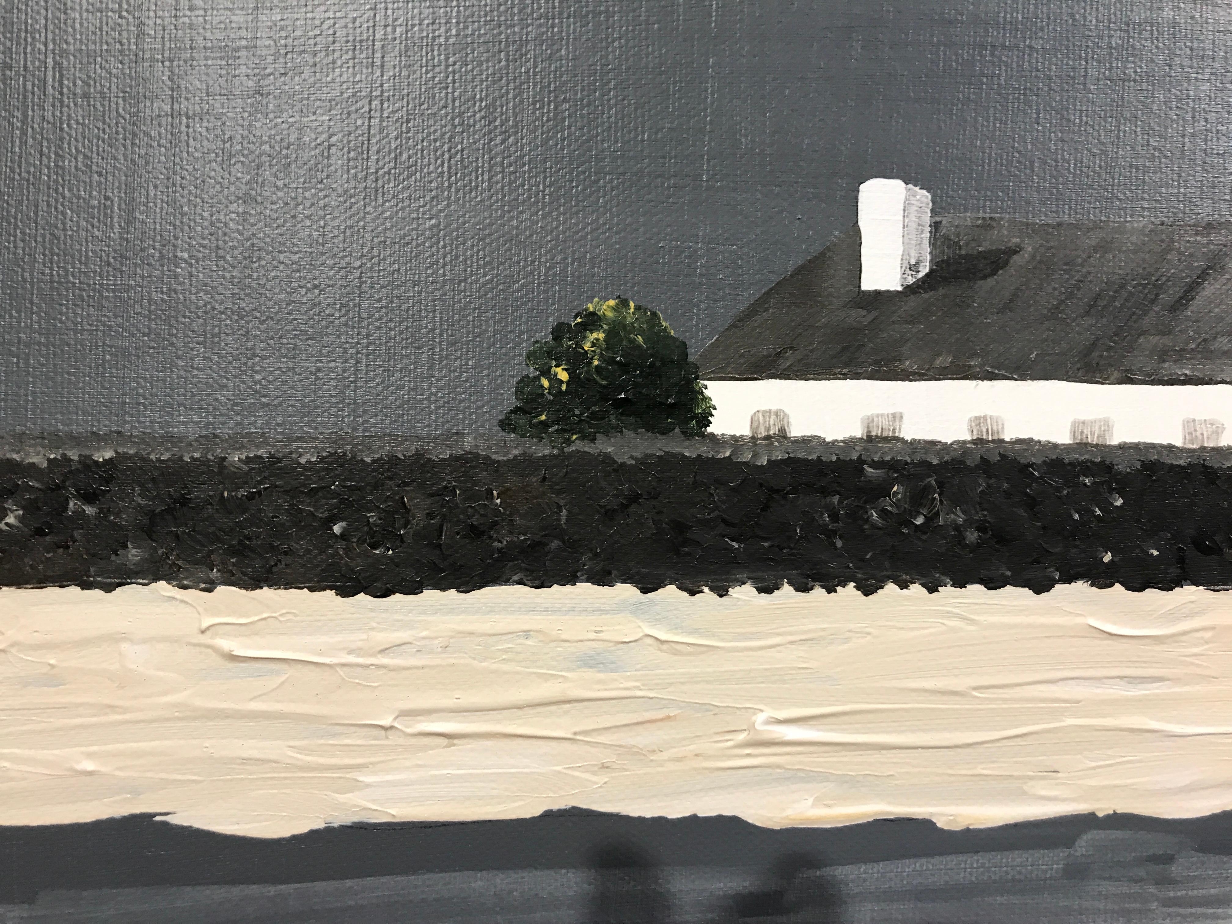 Village Reflected, Susan Kinsella Horizontal Contemporary Coastal Painting 6