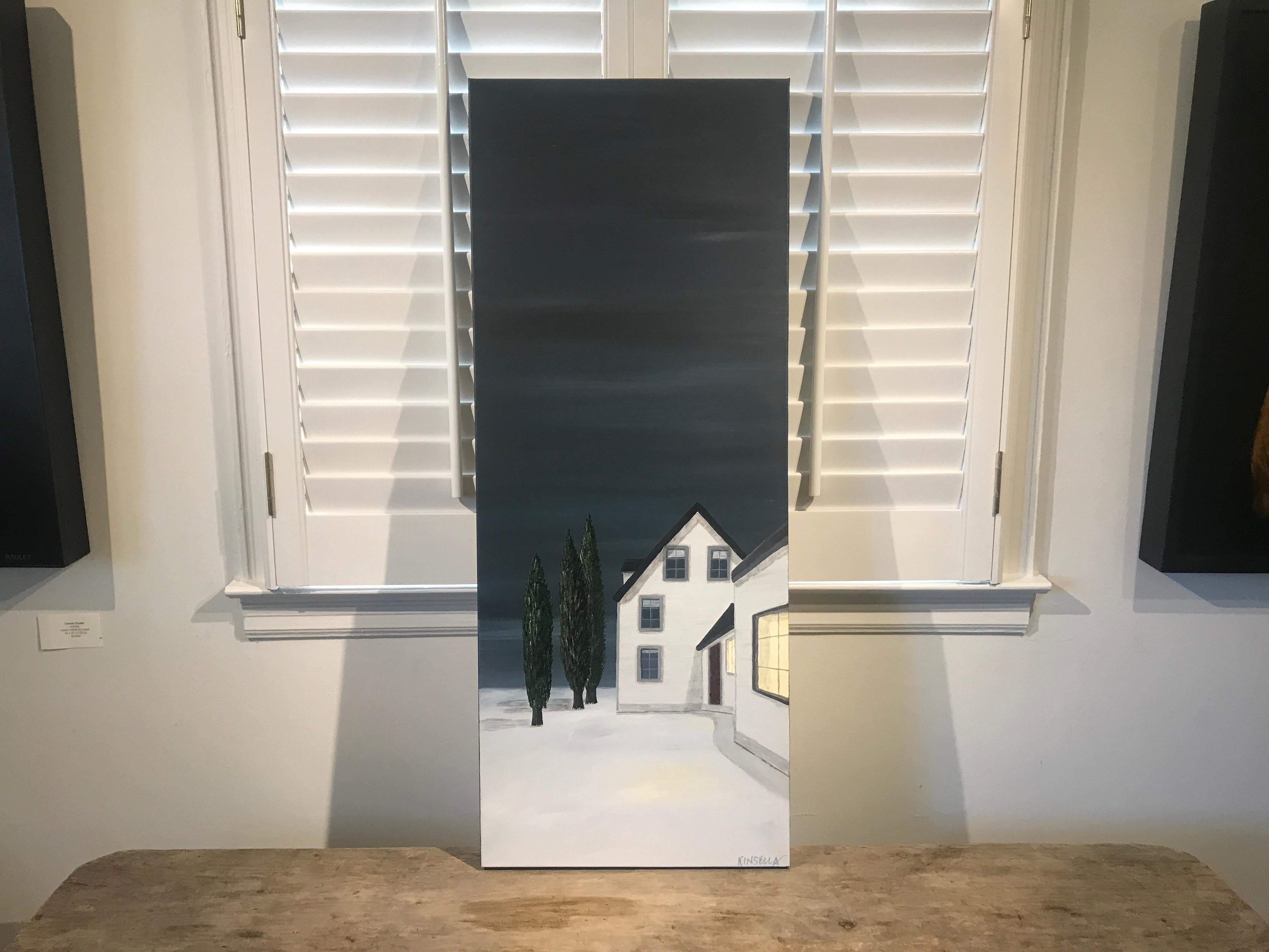 Warmth Reflected by Susan Kinsella, Narrow Vertical Contemporary Landscape 1