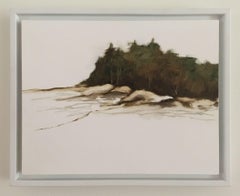 Clark Island, Gemälde, Öl auf Holzplatte