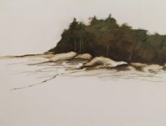 Isla Clark, Pintura, Óleo sobre panel de madera