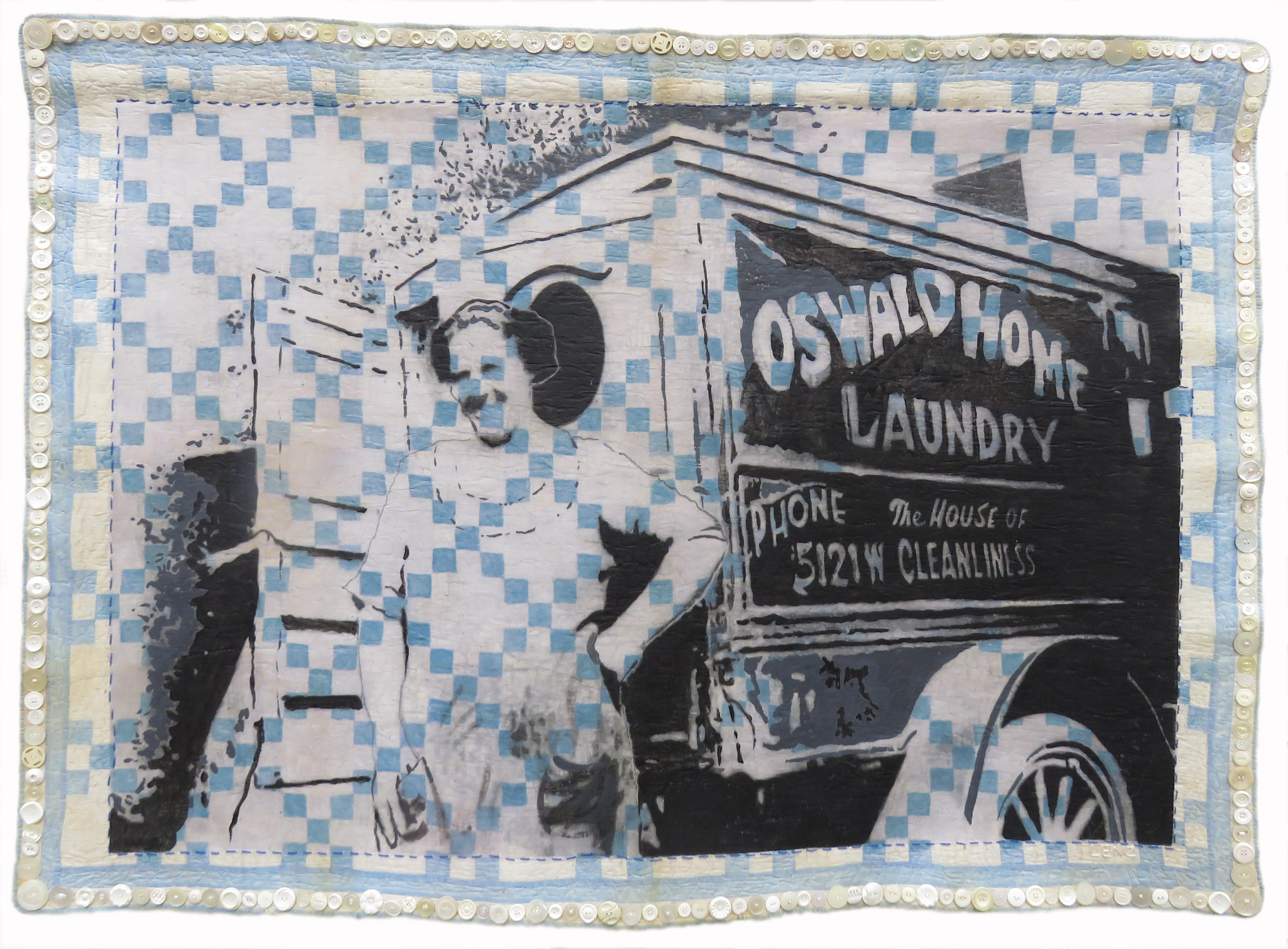 Susan Lenz Abstract Sculpture - Oswald Home Laundry