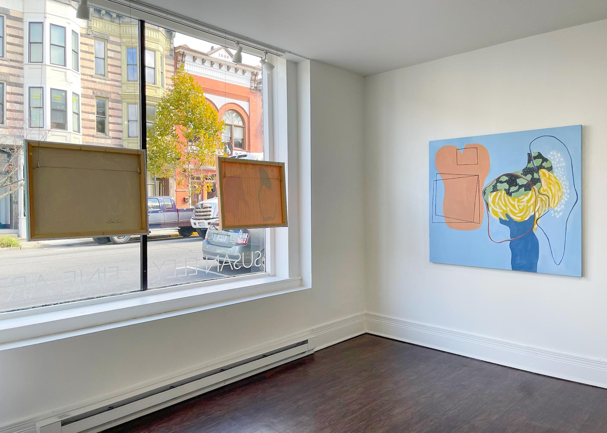 Mapping - Abstract Painting by Susan Lisbin