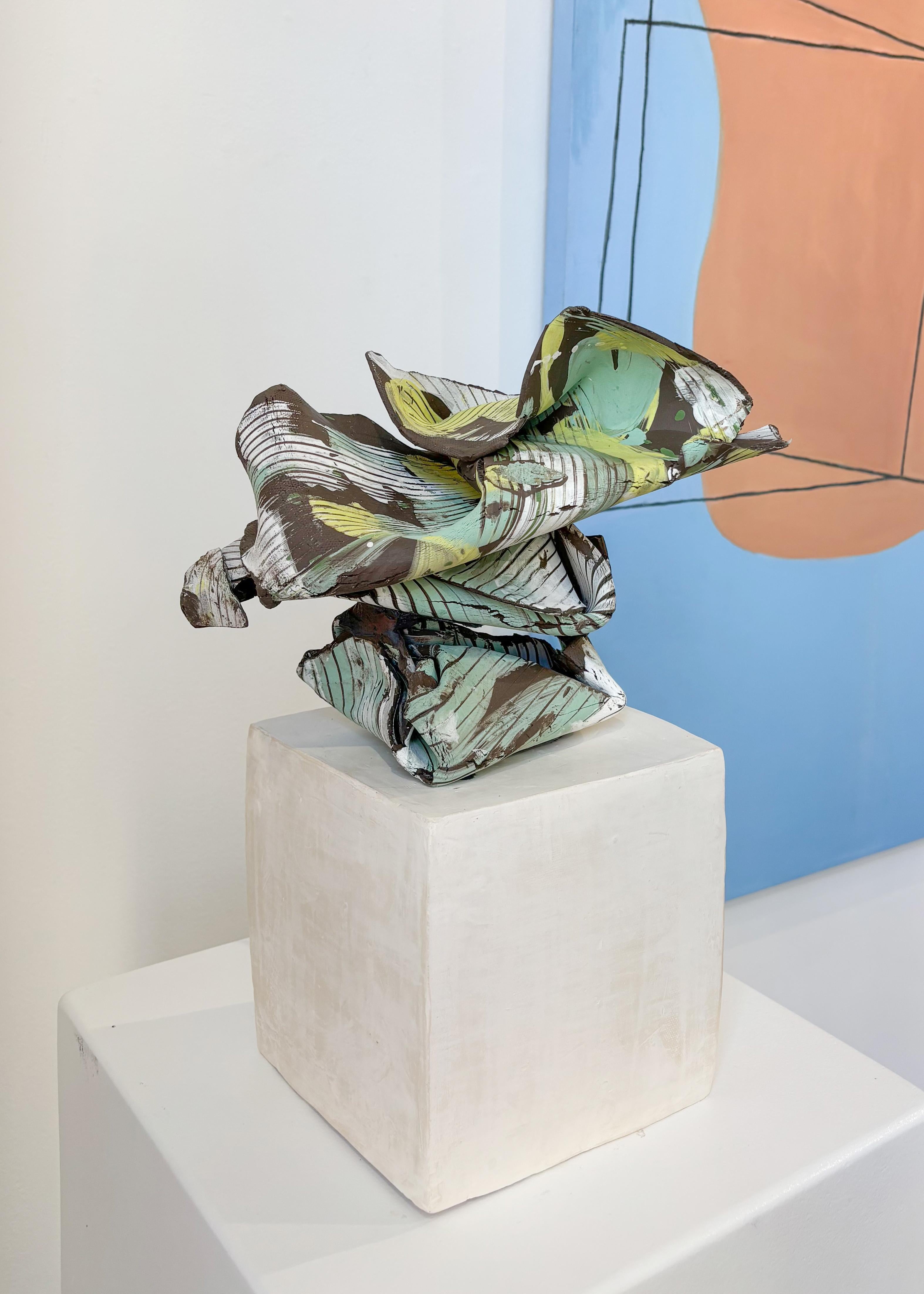 Twisting the Sinew of My Heart - Abstract Sculpture by Susan Lisbin