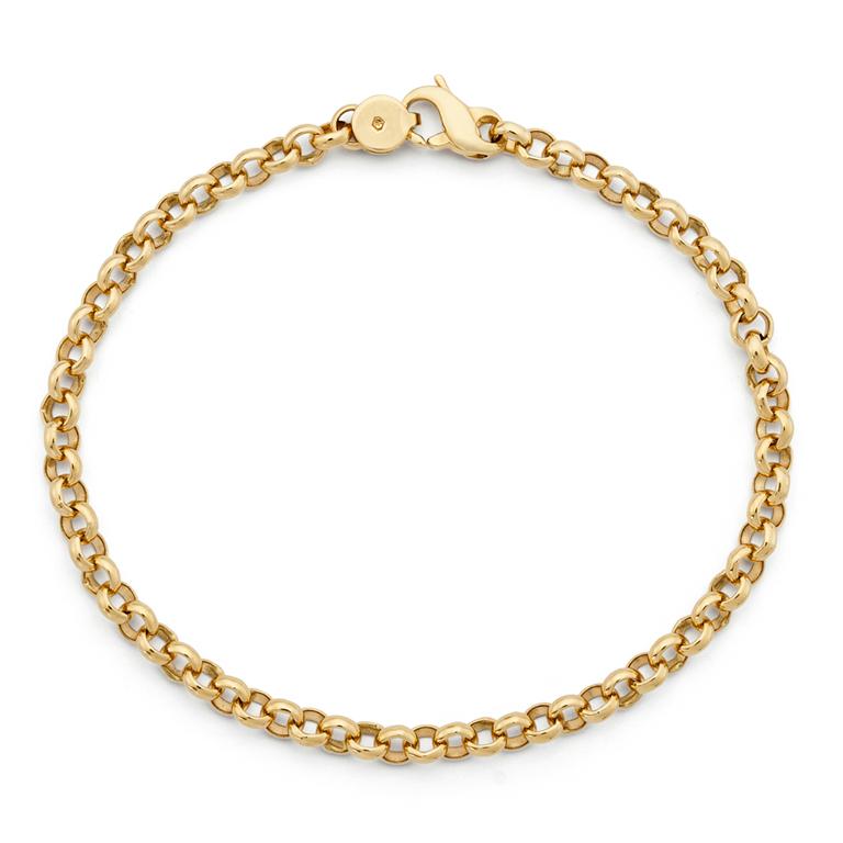 7-inch 4.0mm Rolo Chain Bracelet in 14kt Gold