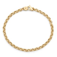 Susan Lister Locke Rolo Chain Bracelet in 14kt Gold