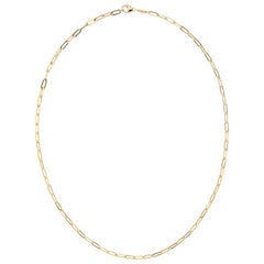 Susan Lister Locke Baby Paper Clip Chain in 18kt Gold