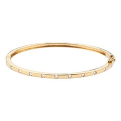 Susan Lister Locke “Blingy Bangle” in 14kt Yellow Gold
