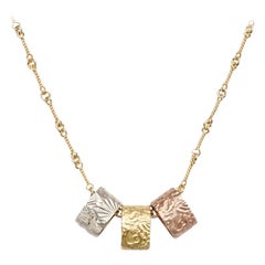 18kt Gold Twist Kette "Seascape Loop Trio" von Lister Locke