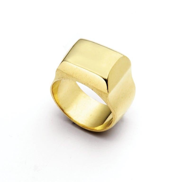 For Sale:  Susan Lister Locke The Greek Signet Ring in 18 Karat Gold 2