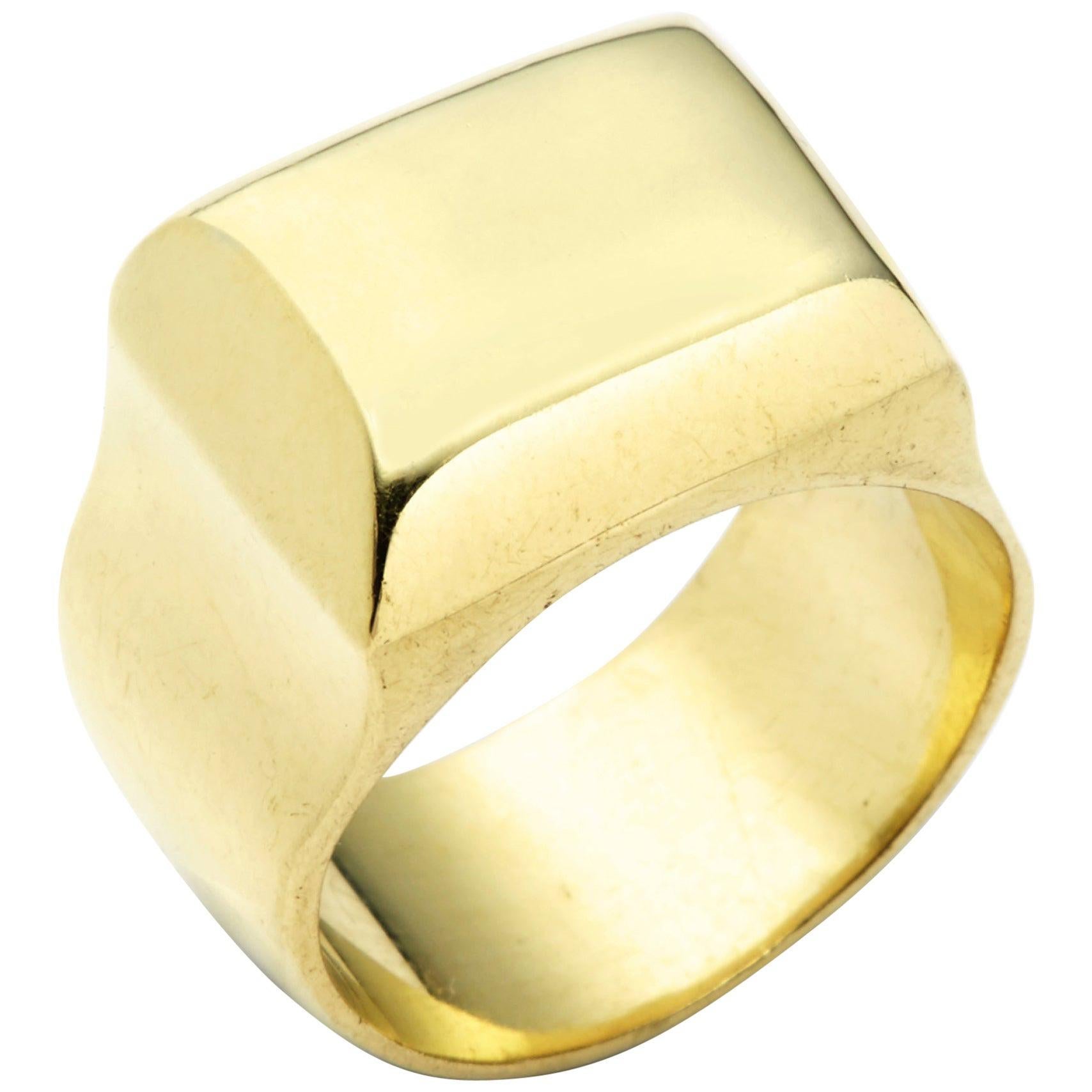 Lalaounis A Gold Ring in the Ancient Greek manner of 500 BC at 1stDibs