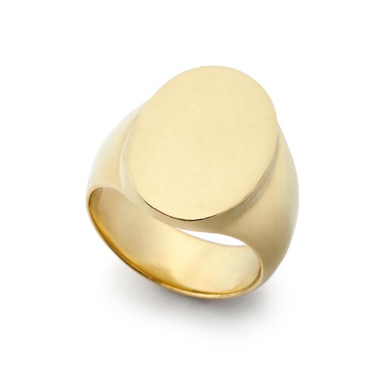 For Sale:  Susan Lister Locke The Scott Signet Ring in 18 Karat Gold 4