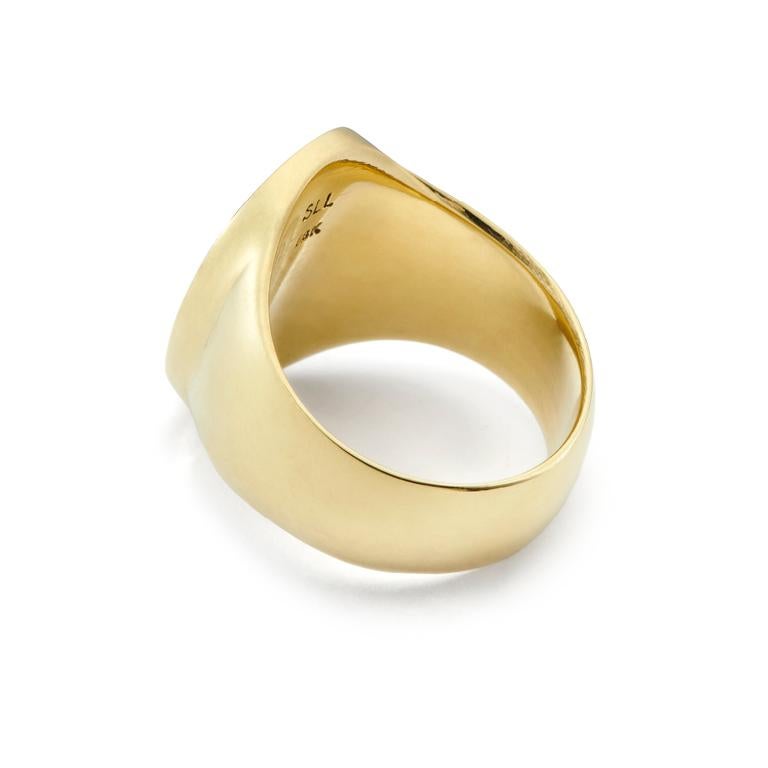 For Sale:  Susan Lister Locke The Scott Signet Ring in 18 Karat Gold 3