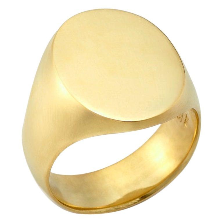 Susan Lister Locke The Tristram Signet Ring in 18 Karat Gold
