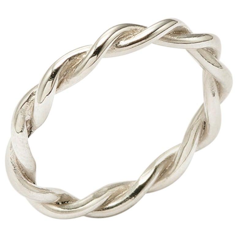 For Sale:  Susan Lister Locke Twists, Twisted Band in Sterling Silver