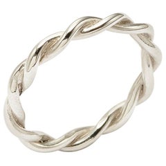 Susan Lister Locke Twists, Twisted Band in Sterling Silver