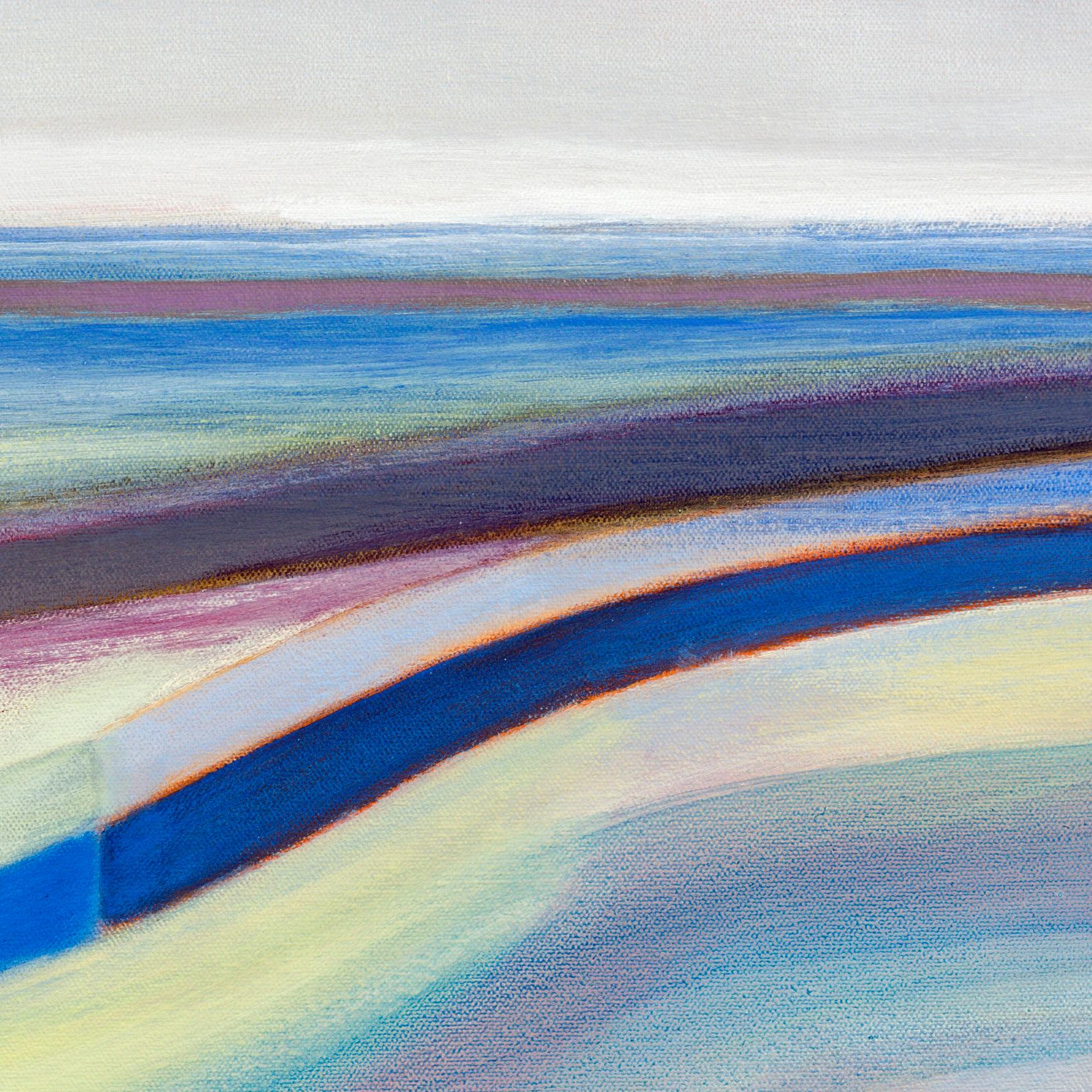 „Clearing“ – abstrakte Landschaft – Farbblockmalerei – Impressionismus  – Painting von Susan Maakestad