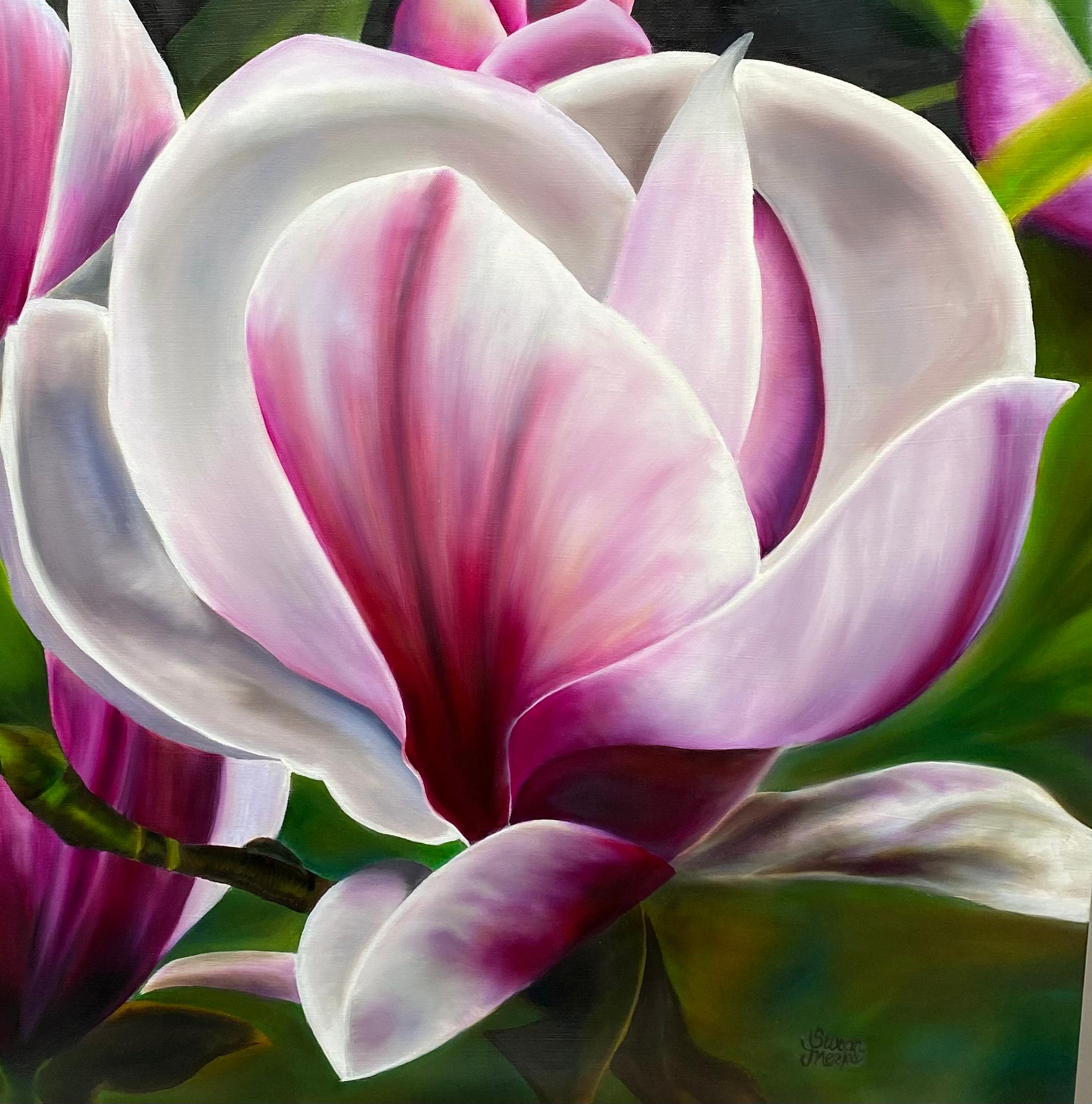 magnolia oil painting