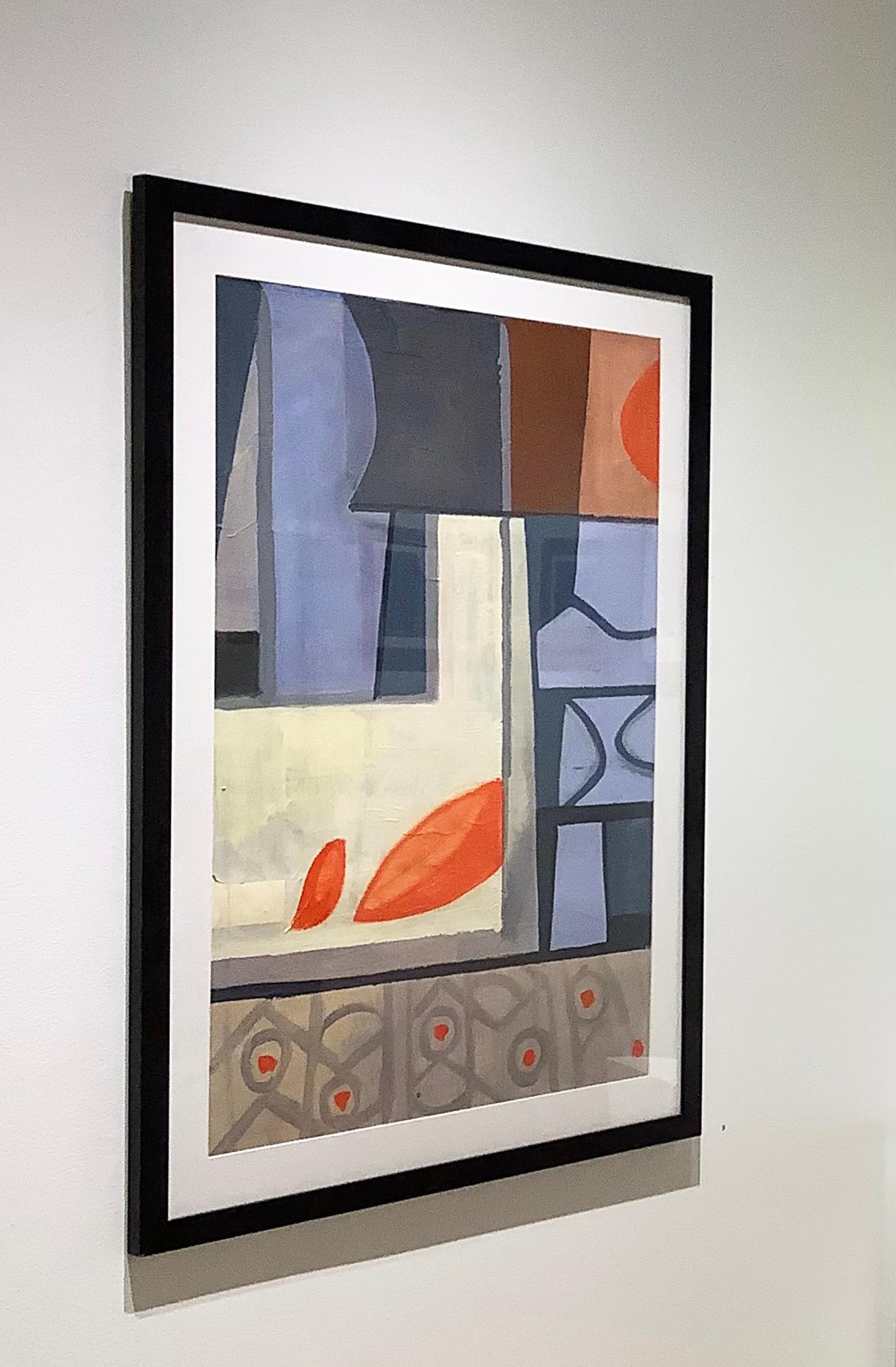 'Fenway Studio Window', by Susan Morrison-Dyke, Oil on Paper Painting, 2021 For Sale 1